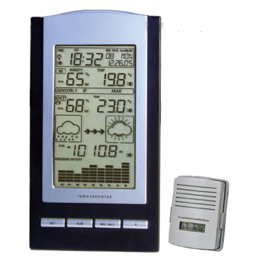 Tesa Wireless Moon Phase Weather Station with Barometer - WS1151 image 0